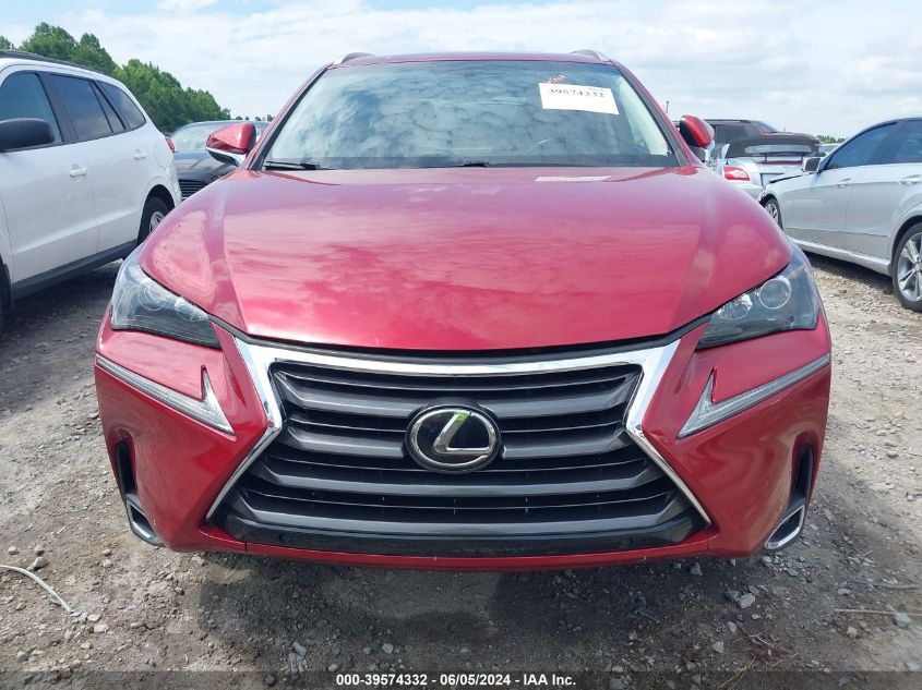 2016 Lexus Nx 200T VIN: JTJYARBZ5G2040988 Lot: 39574332