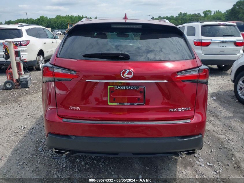 2016 Lexus Nx 200T VIN: JTJYARBZ5G2040988 Lot: 39574332