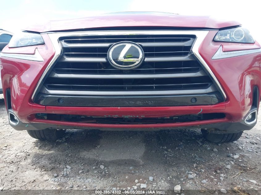 2016 Lexus Nx 200T VIN: JTJYARBZ5G2040988 Lot: 39574332