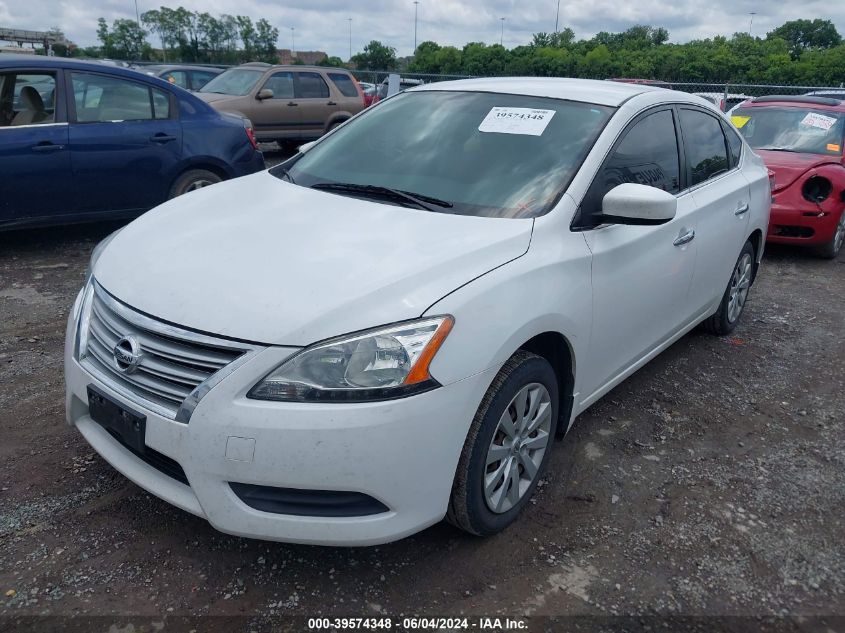 2015 Nissan Sentra Sv VIN: 3N1AB7AP4FY301360 Lot: 39574348