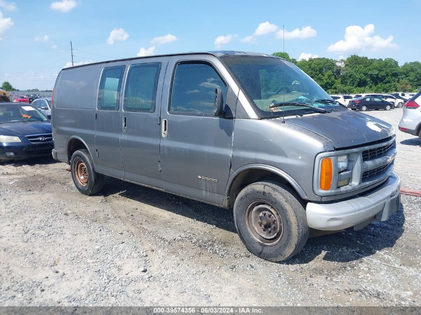 1997 Chevrolet Chevy Van VIN: 1GCGG25R7V1009695 Lot: 39574356