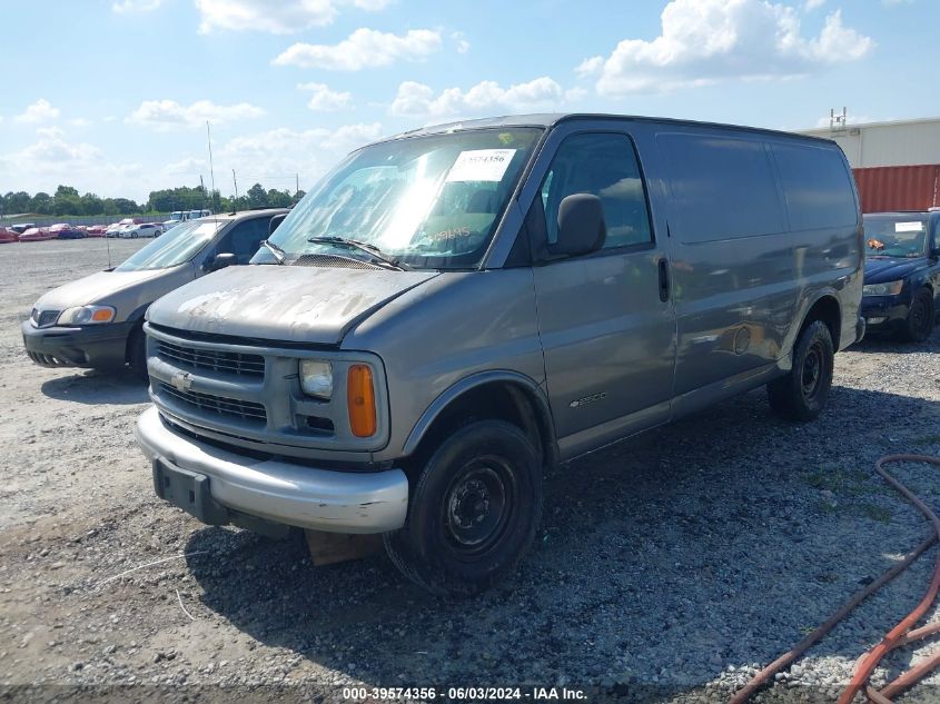 1997 Chevrolet Chevy Van VIN: 1GCGG25R7V1009695 Lot: 39574356