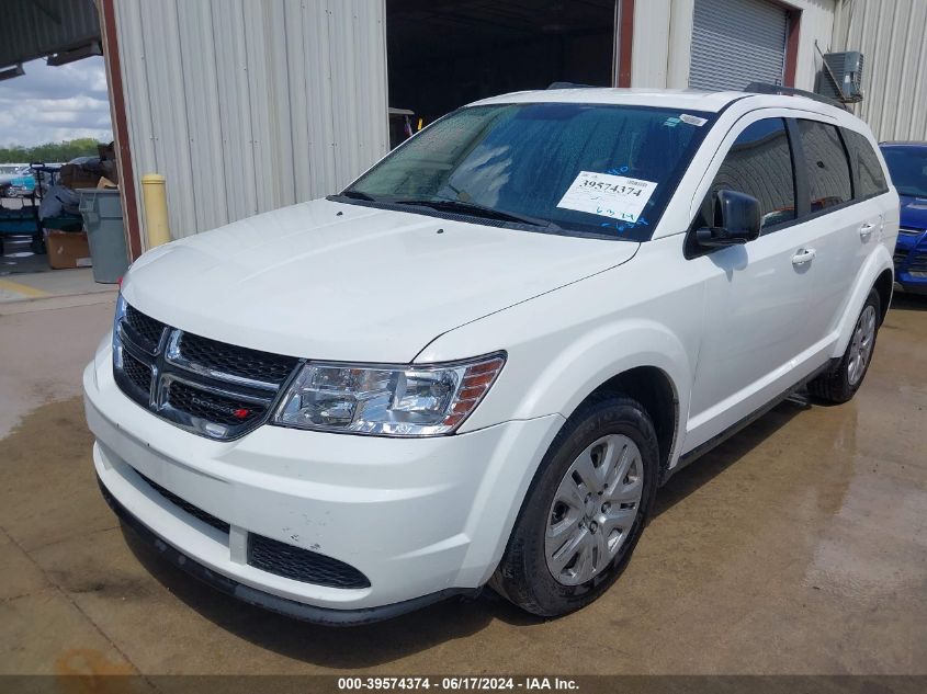 2016 Dodge Journey Se VIN: 3C4PDCAB5GT230540 Lot: 39574374