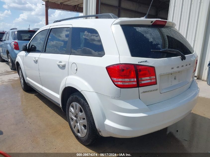 2016 Dodge Journey Se VIN: 3C4PDCAB5GT230540 Lot: 39574374