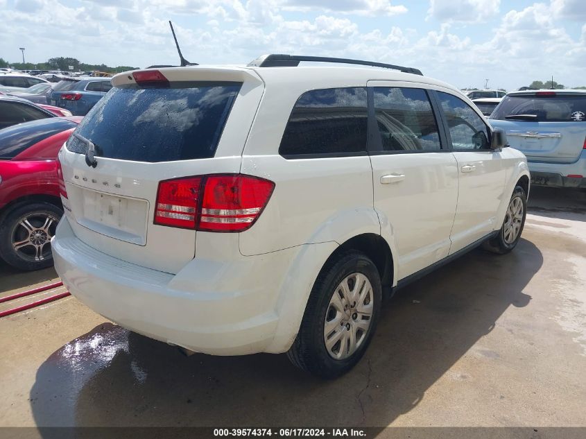 2016 Dodge Journey Se VIN: 3C4PDCAB5GT230540 Lot: 39574374