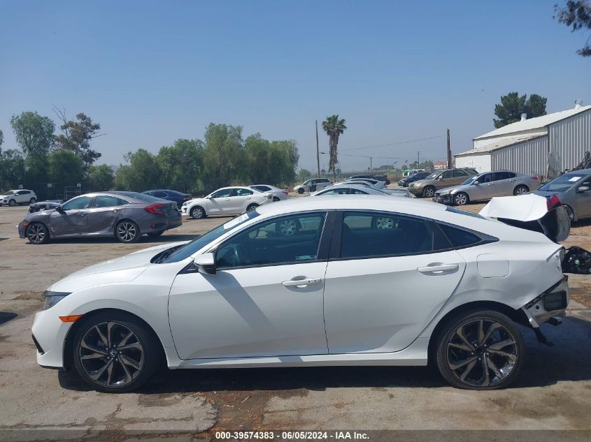 2019 Honda Civic Sport VIN: 2HGFC2F88KH581256 Lot: 39574383