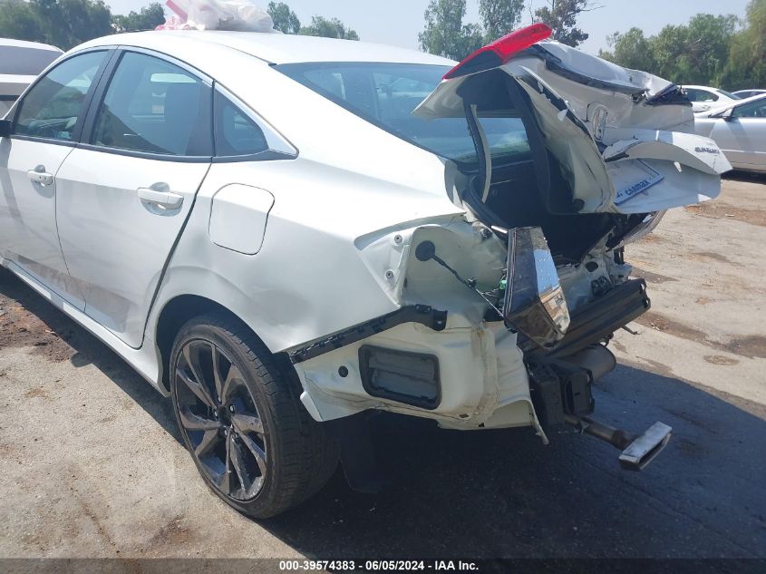 2019 Honda Civic Sport VIN: 2HGFC2F88KH581256 Lot: 39574383