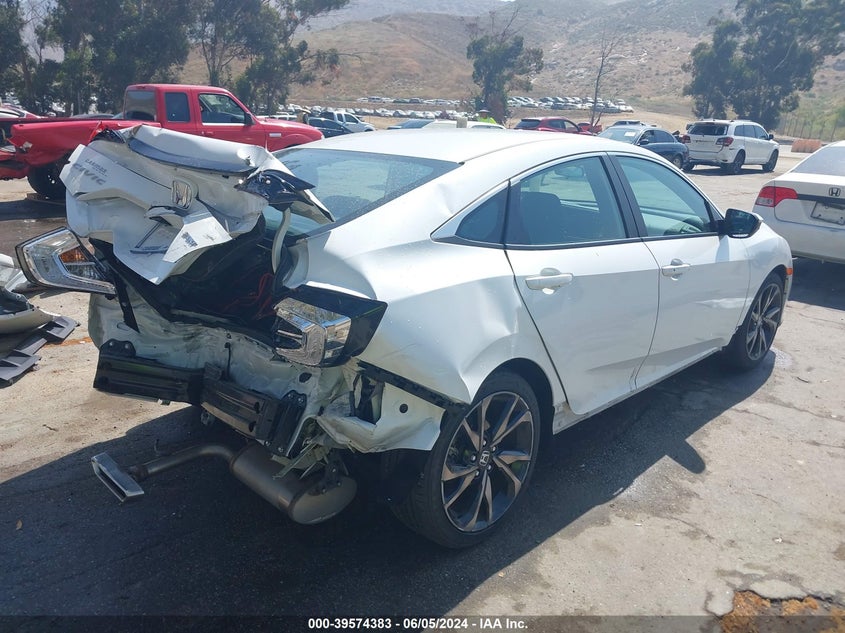 VIN 2HGFC2F88KH581256 2019 HONDA CIVIC SPORT