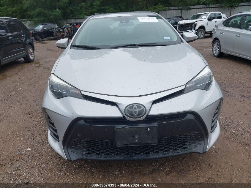 2017 Toyota Corolla Se VIN: 5YFBURHE8HP695041 Lot: 39574393