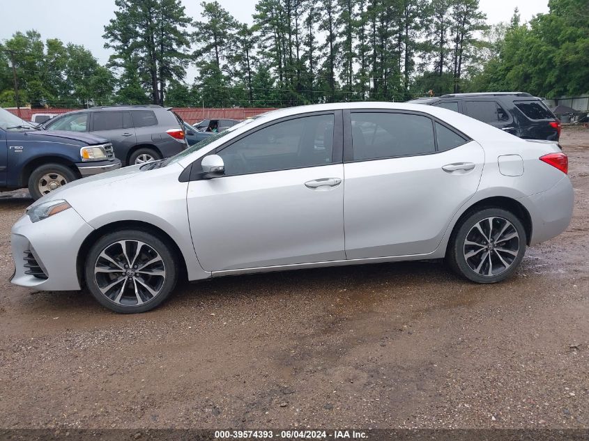 2017 Toyota Corolla Se VIN: 5YFBURHE8HP695041 Lot: 39574393