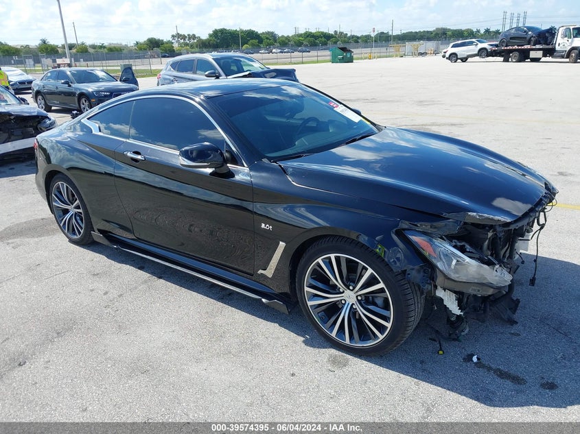 2018 Infiniti Q60 3.0T Luxe VIN: JN1EV7EL7JM392197 Lot: 39574395