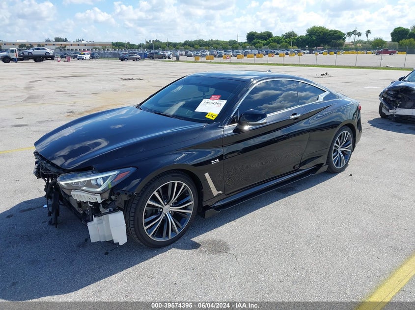 2018 Infiniti Q60 3.0T Luxe VIN: JN1EV7EL7JM392197 Lot: 39574395
