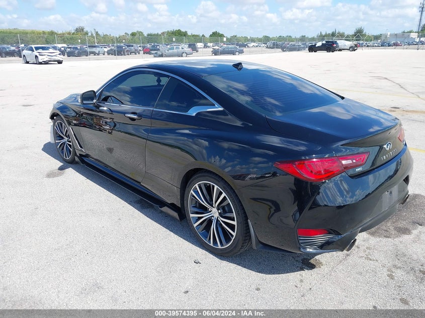 2018 Infiniti Q60 3.0T Luxe VIN: JN1EV7EL7JM392197 Lot: 39574395