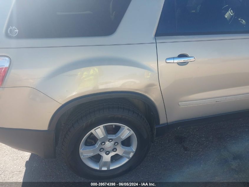 2009 GMC Acadia Sle-1 VIN: 1GKER13D99J131830 Lot: 39574398