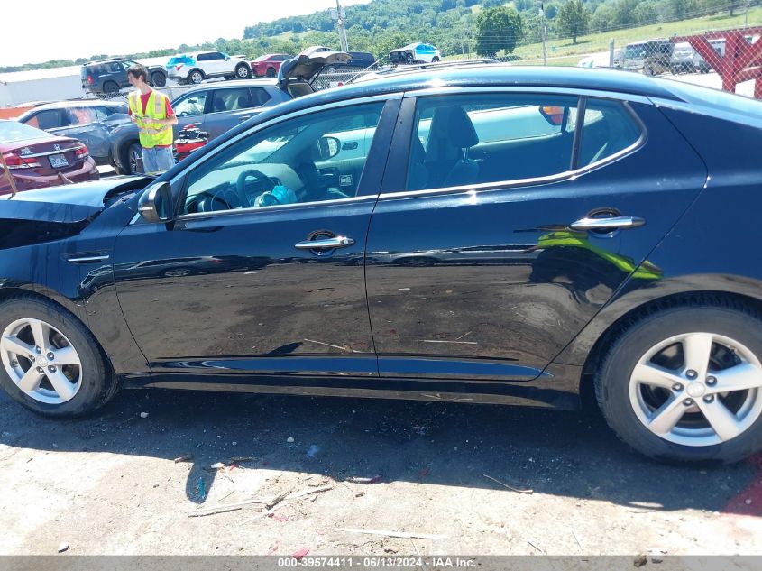 2015 Kia Optima Lx VIN: 5XXGM4A7XFG480223 Lot: 39574411