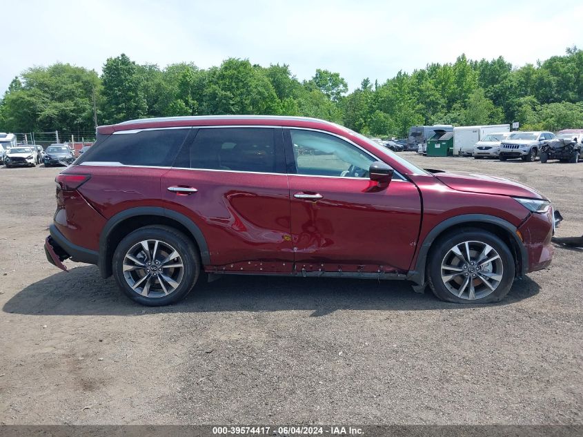 2024 Infiniti Qx60 Luxe Awd VIN: 5N1DL1FS9RC338771 Lot: 39574417