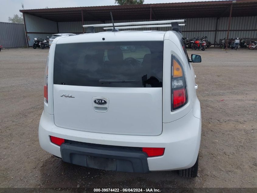 2011 Kia Soul + VIN: KNDJT2A22B7278917 Lot: 39574422