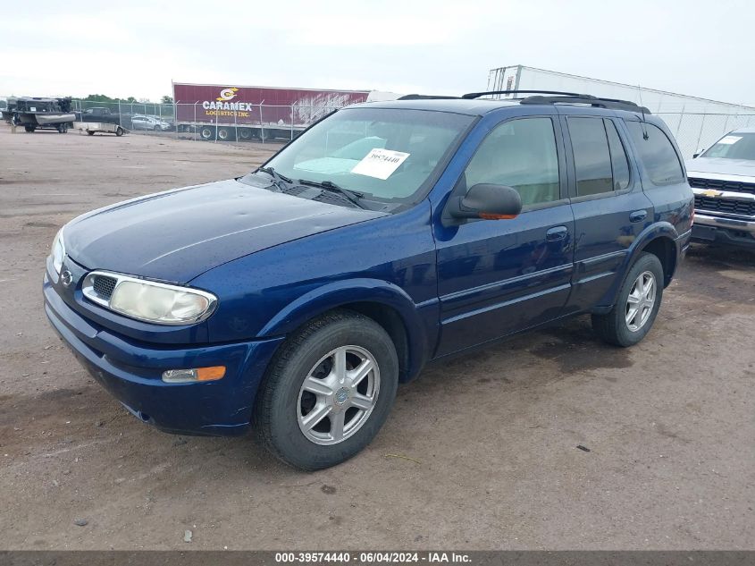 2002 Oldsmobile Bravada VIN: 1GHDT13S422143515 Lot: 39574440