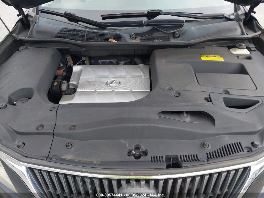 2010 Lexus Rx 350 VIN: 2T2BK1BA9AC019759 Lot: 39574441