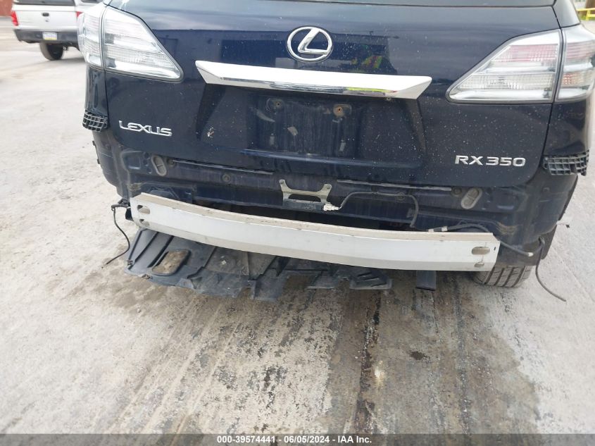 2010 Lexus Rx 350 VIN: 2T2BK1BA9AC019759 Lot: 39574441