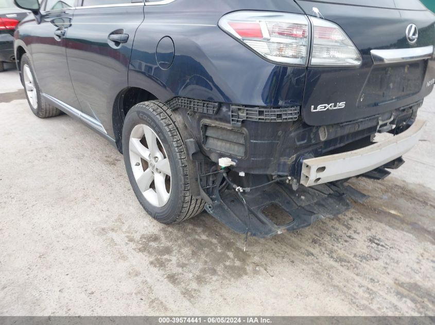 2010 Lexus Rx 350 VIN: 2T2BK1BA9AC019759 Lot: 39574441