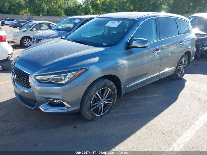 2019 Infiniti Qx60 Luxe/Pure VIN: 5N1DL0MM6KC528659 Lot: 39574457