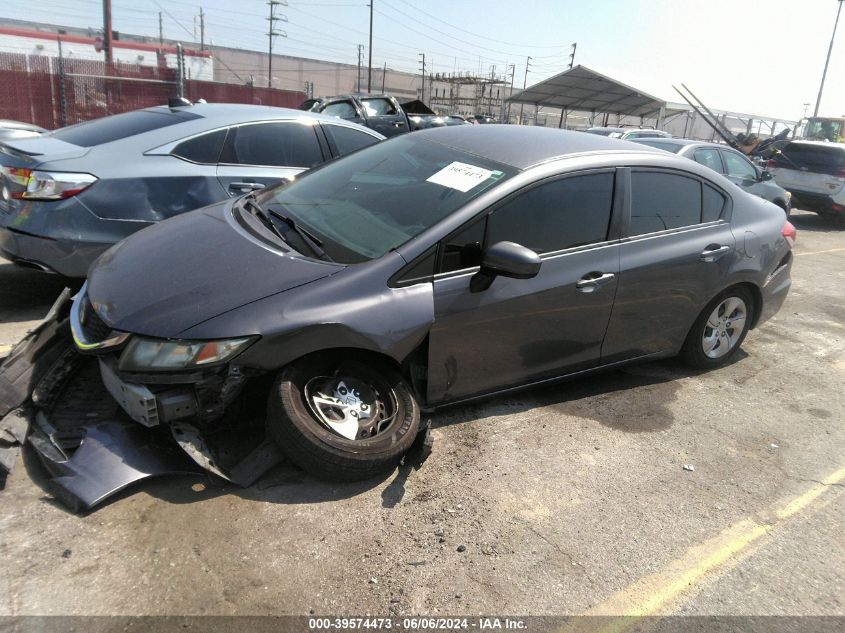 2015 Honda Civic Lx VIN: 19XFB2F59FE232535 Lot: 39574473