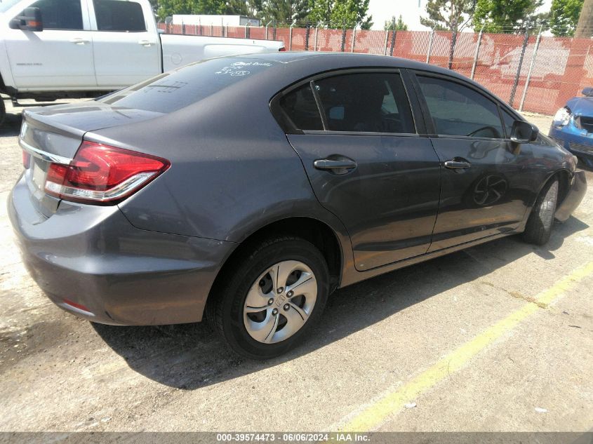 2015 Honda Civic Lx VIN: 19XFB2F59FE232535 Lot: 39574473