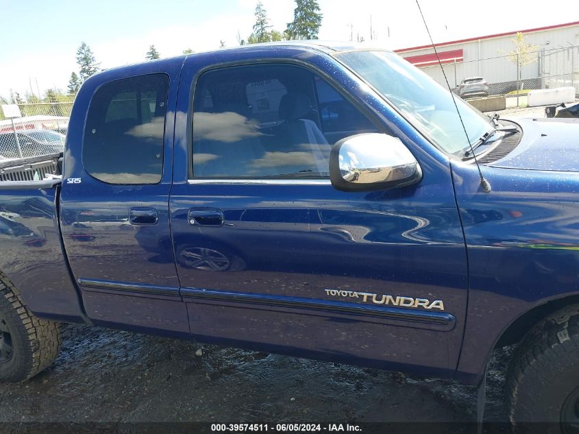 2003 Toyota Tundra Sr5 V8 VIN: 5TBRT341X3S424184 Lot: 39574511
