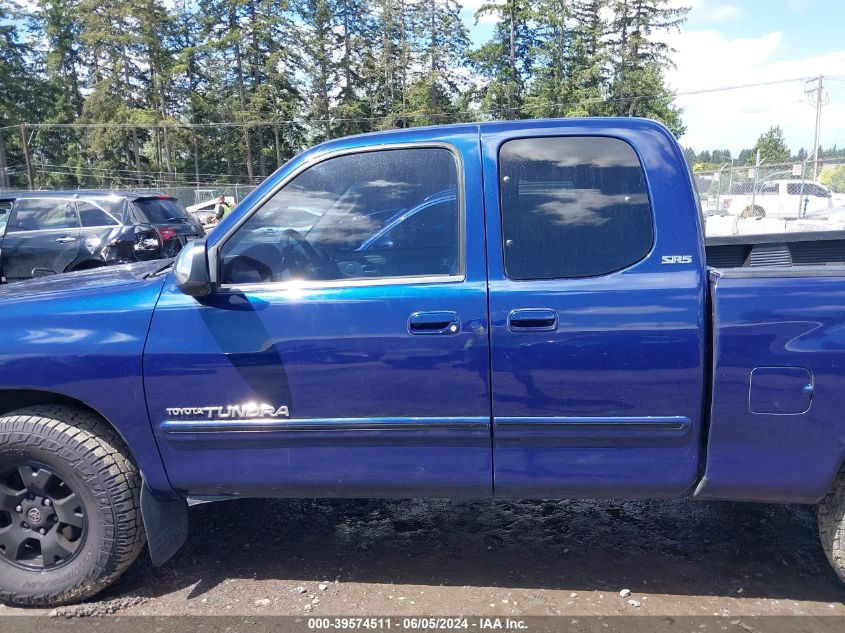 2003 Toyota Tundra Sr5 V8 VIN: 5TBRT341X3S424184 Lot: 39574511