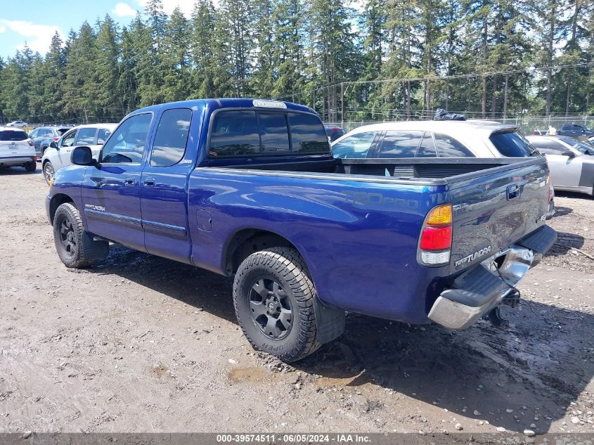 2003 Toyota Tundra Sr5 V8 VIN: 5TBRT341X3S424184 Lot: 39574511