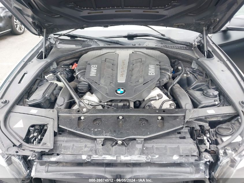 2013 BMW 550I VIN: WBAFR9C50DDX79519 Lot: 39574512