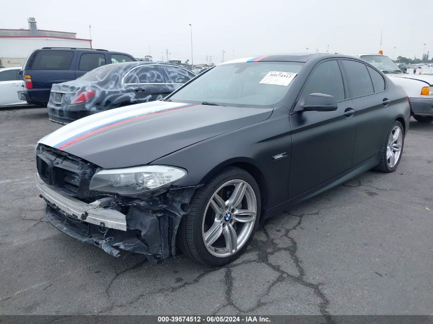 2013 BMW 550I VIN: WBAFR9C50DDX79519 Lot: 39574512