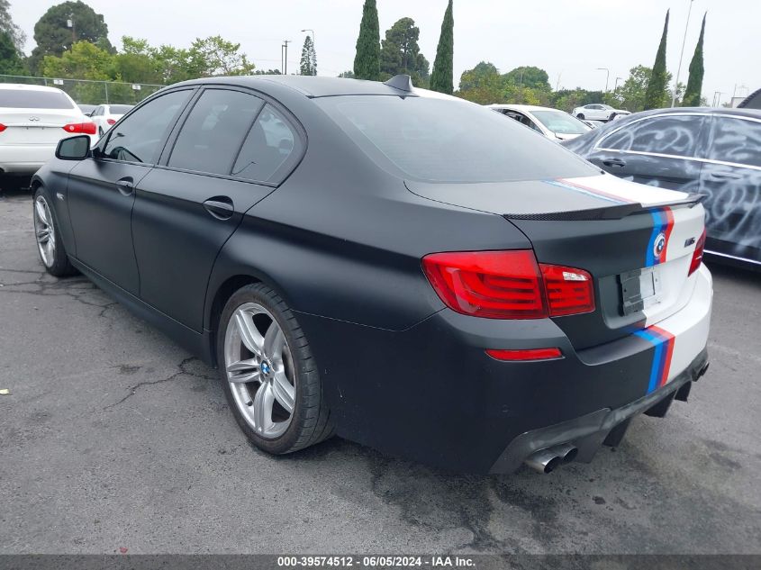 2013 BMW 550I VIN: WBAFR9C50DDX79519 Lot: 39574512