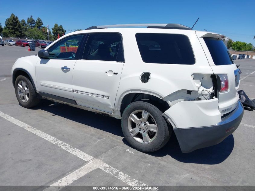 2012 GMC Acadia Sl VIN: 1GKKRNED1CJ328120 Lot: 39574516