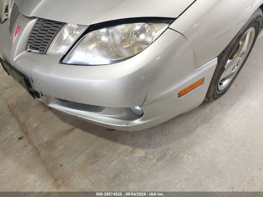 2005 Pontiac Sunfire VIN: 3G2JB12F65S106091 Lot: 39574525