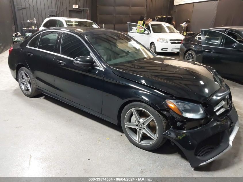 2017 Mercedes-Benz C 300 Luxury/Sport VIN: 55SWF4JB5HU211593 Lot: 39574534