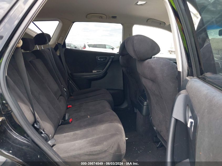 2006 Nissan Murano S VIN: JN8AZ08T86W419121 Lot: 39574549