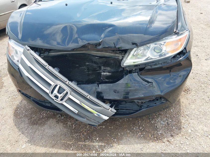 2012 Honda Odyssey Ex-L VIN: 5FNRL5H66CB058270 Lot: 39574550