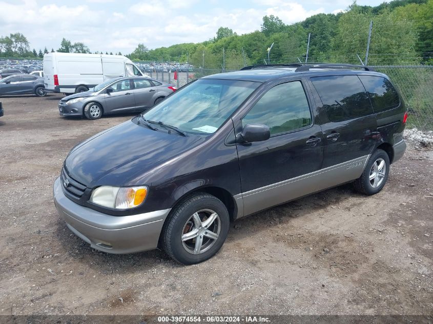 2002 Toyota Sienna Xle VIN: 4T3ZF13C22U470501 Lot: 39574554