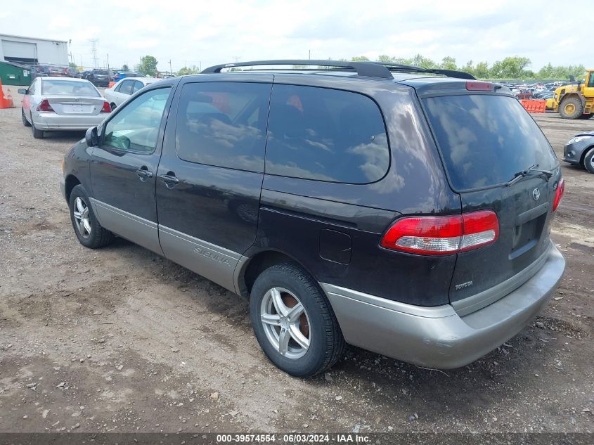 2002 Toyota Sienna Xle VIN: 4T3ZF13C22U470501 Lot: 39574554