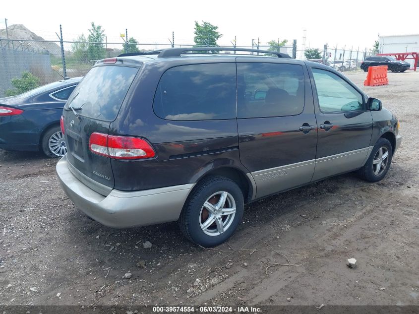 2002 Toyota Sienna Xle VIN: 4T3ZF13C22U470501 Lot: 39574554