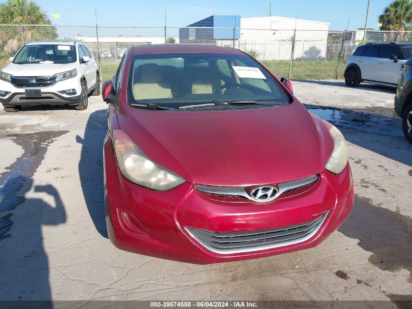 2012 Hyundai Elantra Gls (Ulsan Plant) VIN: KMHDH4AE0CU278627 Lot: 39574558