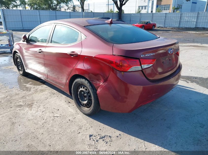 2012 Hyundai Elantra Gls (Ulsan Plant) VIN: KMHDH4AE0CU278627 Lot: 39574558