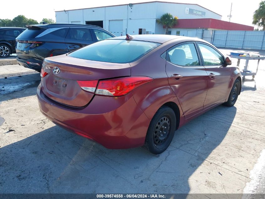 2012 Hyundai Elantra Gls (Ulsan Plant) VIN: KMHDH4AE0CU278627 Lot: 39574558