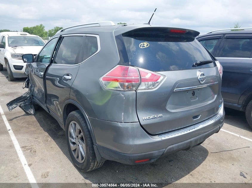 2014 Nissan Rogue Sl VIN: 5N1AT2MTXEC870173 Lot: 39574564
