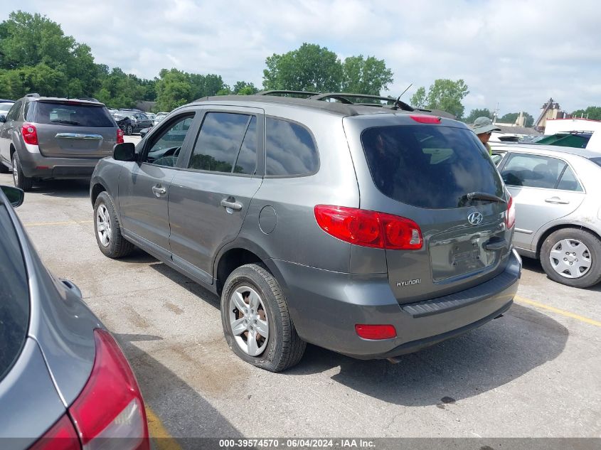 2009 Hyundai Santa Fe Gls VIN: 5NMSG13D29H278971 Lot: 39574570