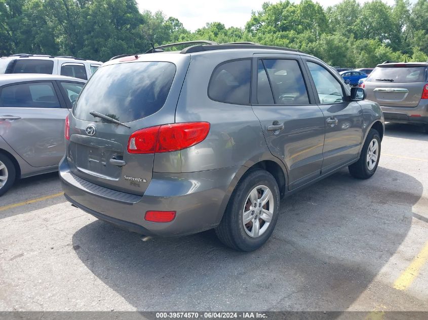 2009 Hyundai Santa Fe Gls VIN: 5NMSG13D29H278971 Lot: 39574570