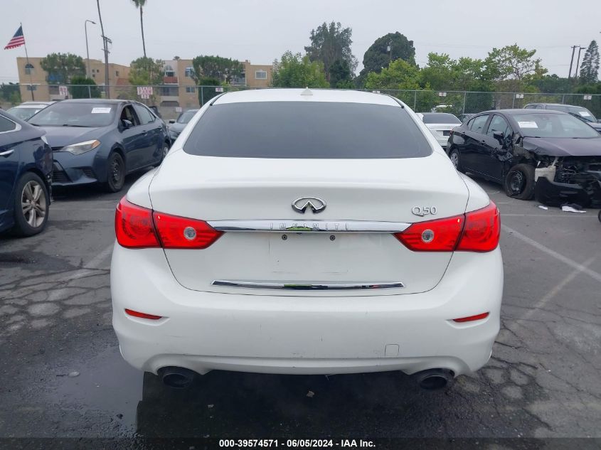 2017 Infiniti Q50 Premium/Sport/Se VIN: JN1EV7AP8HM741984 Lot: 39574571