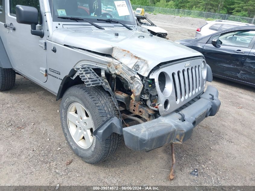 2016 Jeep Wrangler Sport VIN: 1C4AJWAG7GL188279 Lot: 39574572